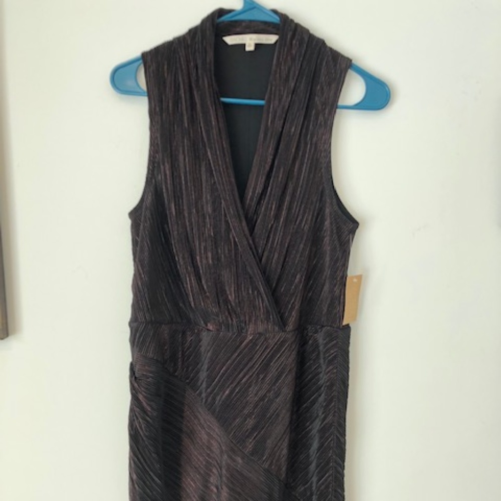 NWT Rachel Roy Sleeveless Pleated Dress sz M - Picture 1 of 7
